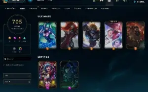 Vendo conta RARA league of legends
