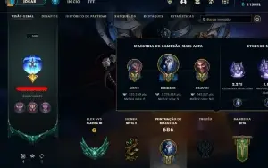 Vendo conta RARA league of legends