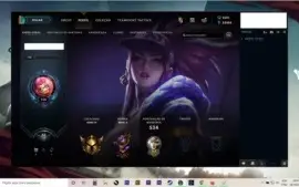 Conta Ouro 4 no lol com 349 Skins