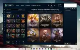 Conta Ouro 4 no lol com 349 Skins