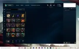 Conta Ouro 4 no lol com 349 Skins
