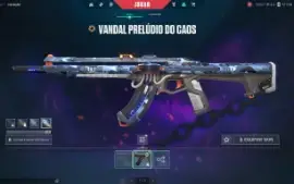Conta Ascendente + Faca Vct Rara E Vandal Caos