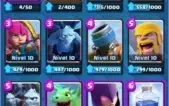 CLASH OF CLANS CV10 COM CLASH ROYALE ARENA 12 8 LENDARIAS