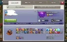CLASH OF CLANS CV10 COM CLASH ROYALE ARENA 12 8 LENDARIAS