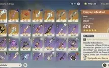 AR 55 - 14 personagens 5*, 9 Armas 5*