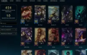 Conta League of Legends Full Acesso - 138 Champs e 106 Skins