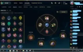 CONTA LEAGUE OF LEGENDS - PRATA IV - 75 CHAMPS - 28 SKINS