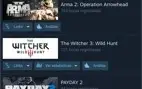 Conta steam com 78 jogos (The witcher 3 ,GTA V , the elder o