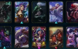 Conta 148 skins, Ouro 1! todos campeões e eternos iniciais