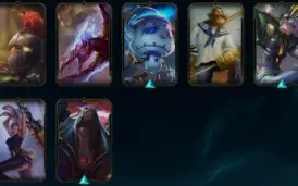 Conta 148 skins, Ouro 1! todos campeões e eternos iniciais