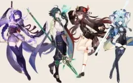 AR54 - Raiden + Xiao + Eula + Hutao