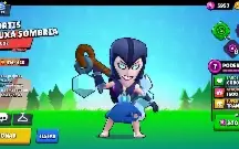 Conta Brawl Stars com a shelly bruxinha e diversas skins
