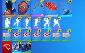 CONTA FORTNITE DA SEASON 3 COM 121 SKINS