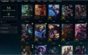 Conta LOL Diamante 4 - 29 champ - 6 skins WR ALTO