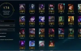 Conta league of legends 53 champs 16 skins