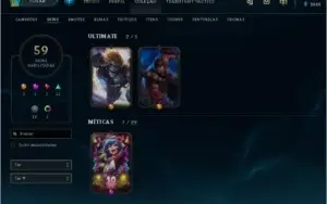 Conta LOL [Com Duas Skins Ultimate]