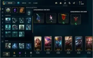 CONTA LVL 43 LEAGUE OF LEGENDS