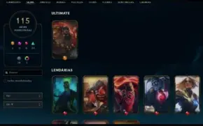 conta lol TODOS CAMPEÕES 150 SKINS MESTRE (ex challenger)