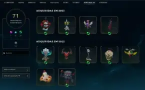 Conta Riot com 700+ Skins