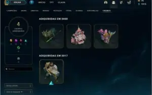 Conta LOL 104 Skins c/ MD10 Inacabada