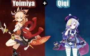 Conta Genshin Impact AR 7 com Yoimiya e Qiqi ⭐
