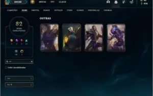 Conta Mestre flex com 125 Champs e 82 skins +1 Prestigio