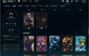 Conta Mestre flex com 125 Champs e 82 skins +1 Prestigio