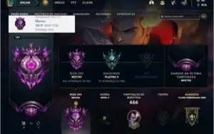Conta Mestre flex com 125 Champs e 82 skins +1 Prestigio