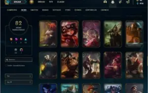 Conta Mestre flex com 125 Champs e 82 skins +1 Prestigio