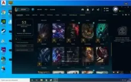 Conta Lol Ouro 3 Com 9 Skins e 41 Campeoes