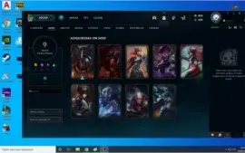 Conta Lol Ouro 3 Com 9 Skins e 41 Campeoes