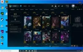 Conta Lol Ouro 3 Com 9 Skins e 41 Campeoes
