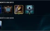 Conta League of Legends - 2012 - 81 skins - All Champions
