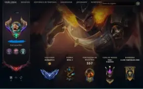 Conta League Of Legends DIAMANTE - Pode Trocar Email LOL