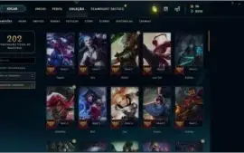 CONTA LEAGUE OF LEGENDS PLATINA IV