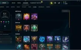 CONTA LEAGUE OF LEGENDS PLATINA IV