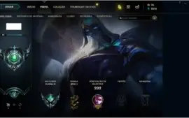 CONTA LEAGUE OF LEGENDS PLATINA IV