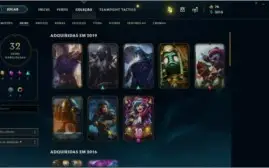 CONTA LEAGUE OF LEGENDS PLATINA IV