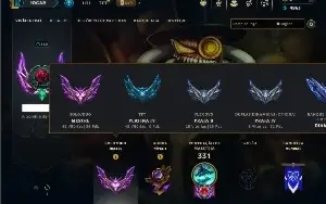 Mestre com 85 Champs e 35 Skins ( 36 PDL )