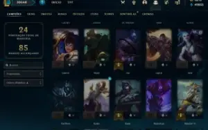Conta LoL com RP, 47 Campeões e Essências