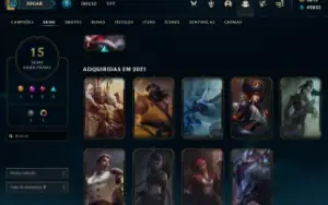 Conta LoL com RP, 47 Campeões e Essências