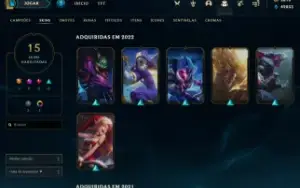 Conta LoL com RP, 47 Campeões e Essências