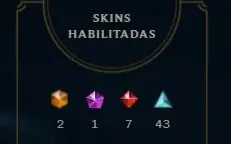 Conta de LOL com muitas skins. Conta desde 2010