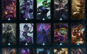 Conta de LOL com muitas skins. Conta desde 2010