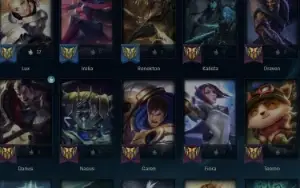 Conta de LOL com muitas skins. Conta desde 2010