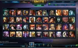 Conta Smite 500+ Skina TOP BR