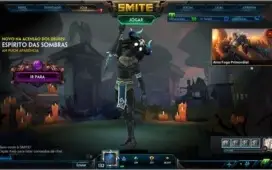 Conta Smite 500+ Skina TOP BR