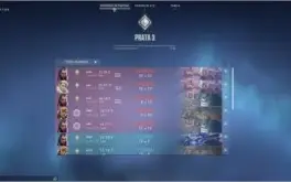 Conta Prata 3 com skin de Vandal