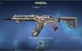 Conta Prata 3 com skin de Vandal