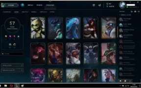 conta league of legends
